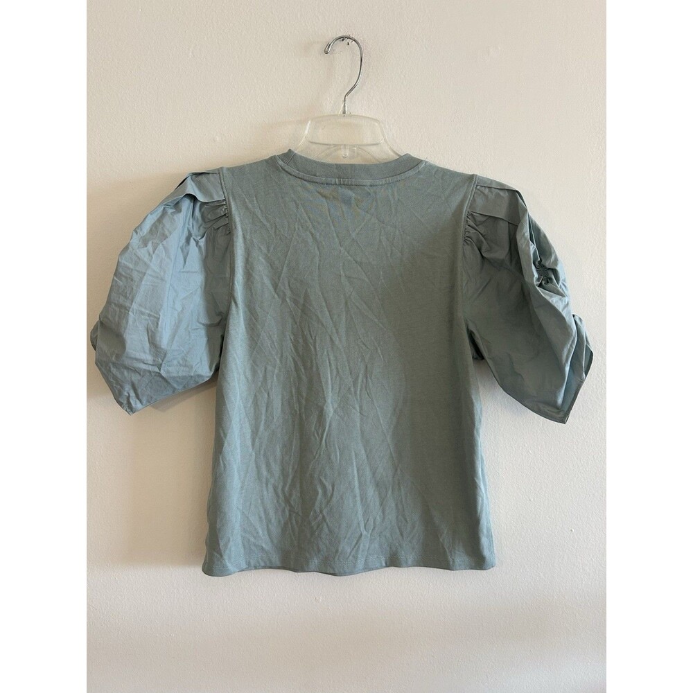 FRAME FRANKIE PUFF SLEEVE T-SHIRT Size Small - Picture 2 of 7